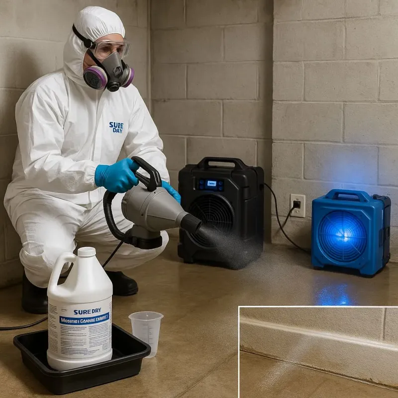 Sanitization and Odor Removal process in East Franklin, NJ