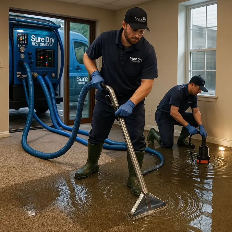 Water Extraction and Removal process in East Franklin, NJ